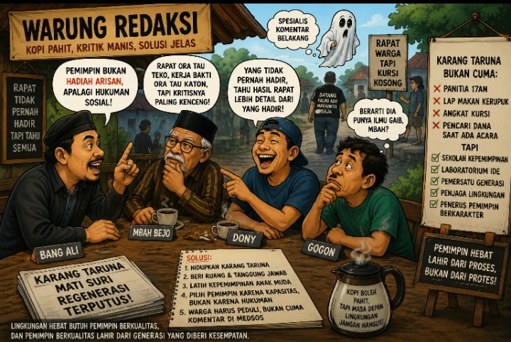 Coretan Bang Ali: Karang Taruna Mati Suri, Pemimpin Instan Bermunculan