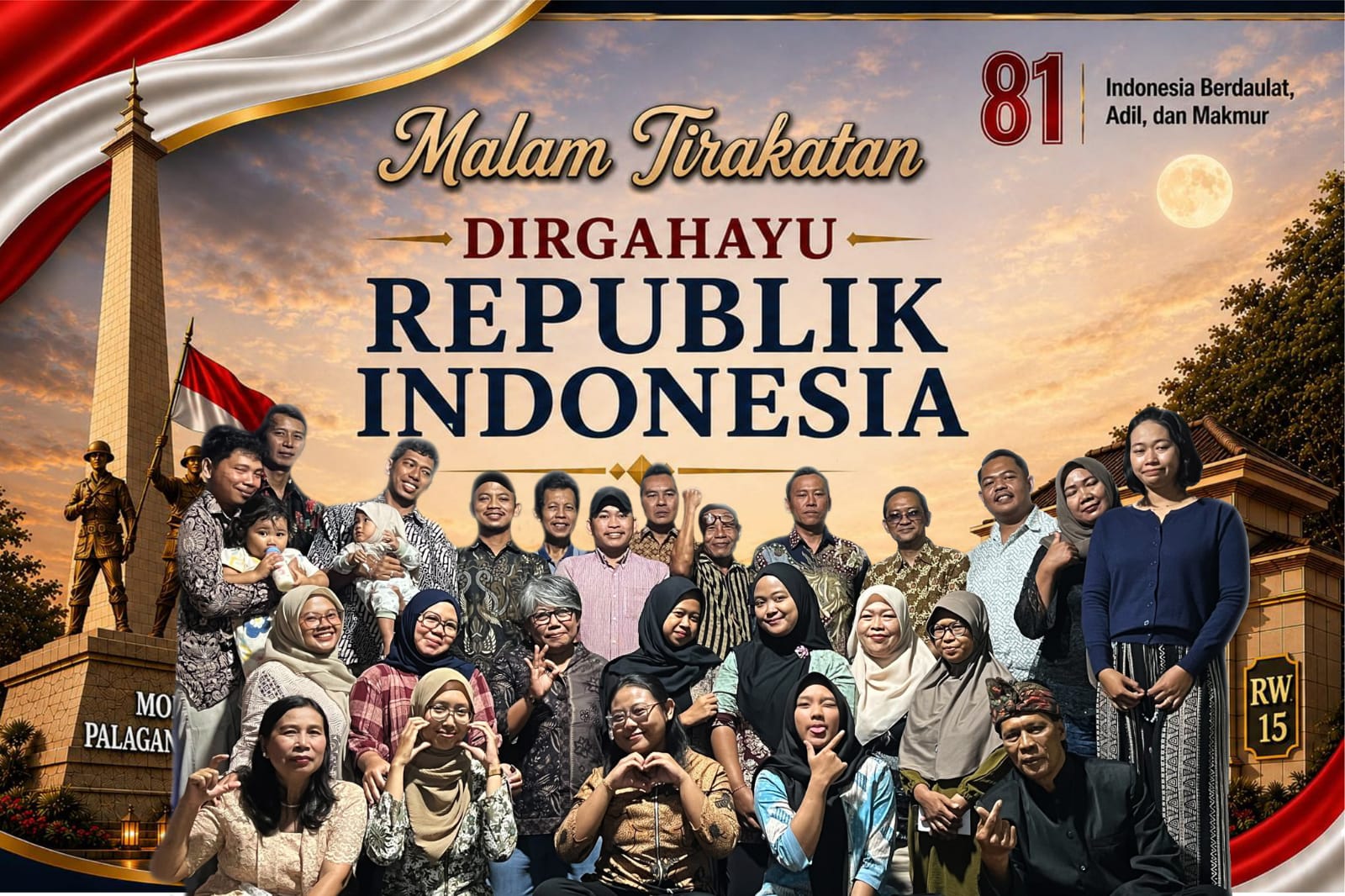 Semangat Kemerdekaan Menggema di Delta Asri Nawapraya, Warga Bersatu Gelar Jalan Santai dan Ragam Lomba HUT RI ke-81