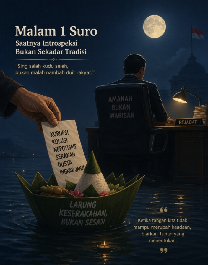 Malam 1 Suro: Jangan Hanya Keris yang Dicuci, Hati Pejabat Juga Perlu Dicuci