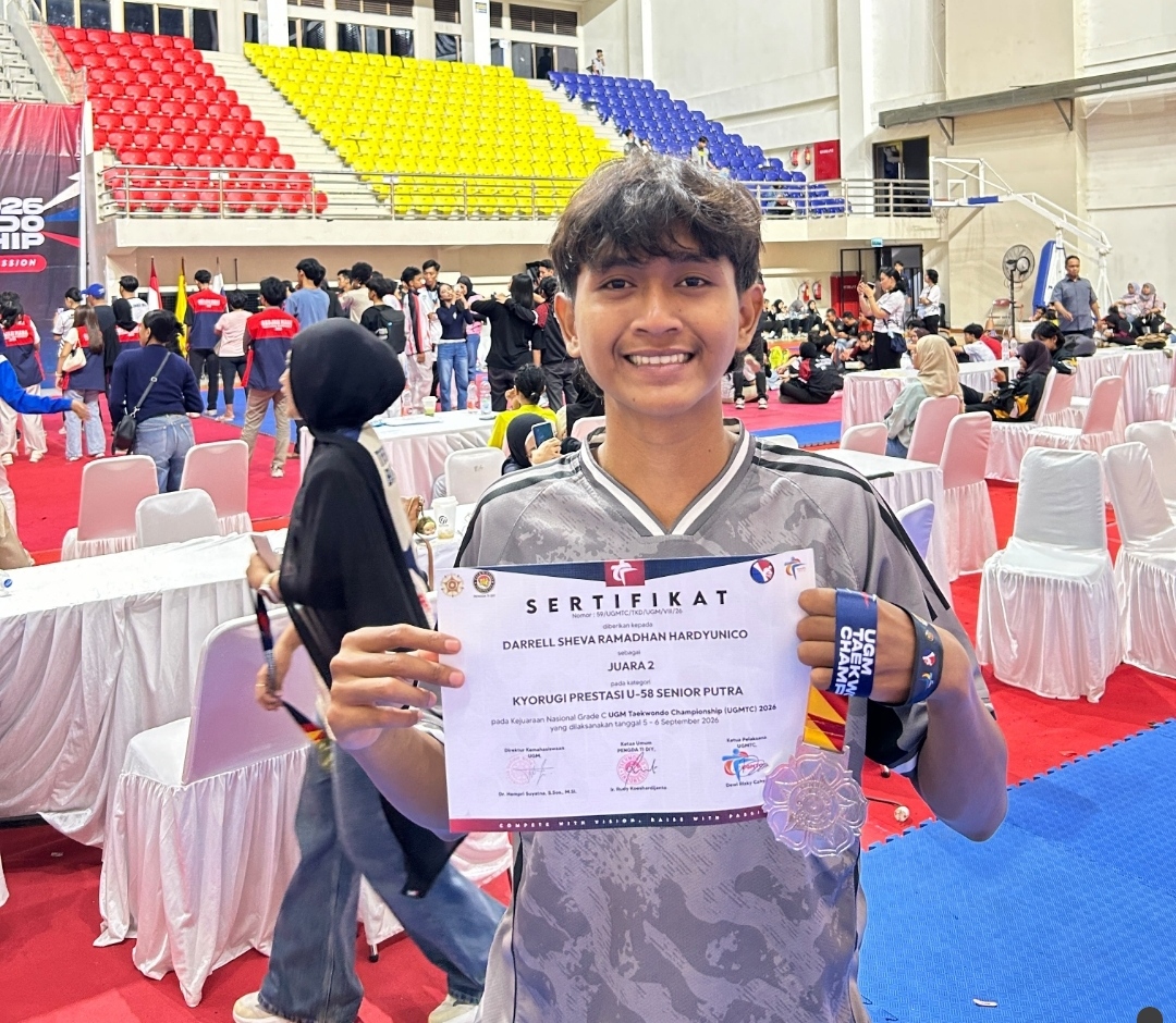 Dua Tahun Vakum, Darrell Comeback Raih Medali Perak dan Harumkan Nama Bangetayu Wetan