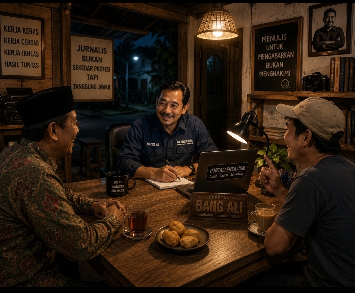 CORETAN BANG ALI "Polisi Tidur Boleh Bangun, Tapi Jangan Sampai Hukumnya yang Tidur"