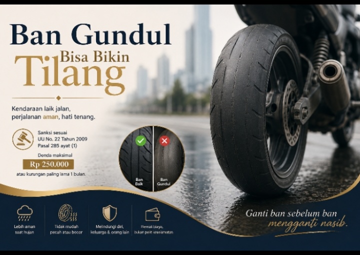 Ban Gundul Kena Tilang? Jangan Salahkan Polisi, Salahkan Dompet yang Terlalu Disayang!
